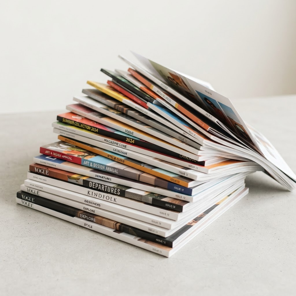 Printed catalogs and brochures