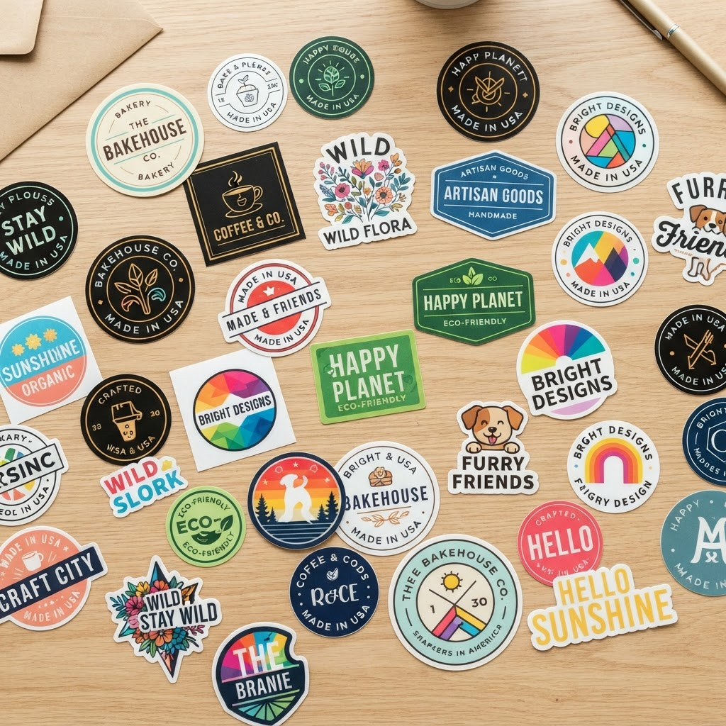 Custom stickers and labels